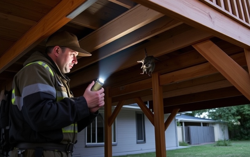 Under Deck Possum Removal in Bacchus Marsh